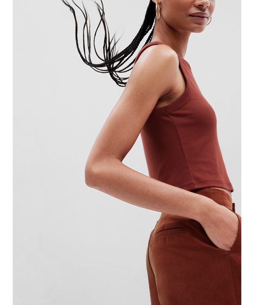 GAP(ギャップ)の「SoftSuit テンセル(TM) リヨセル ショートパンツ(その他パンツ・レディース・その他/ブラック/ブラウン/グリーン・0/10/6/2/8/000/4/00)」の7枚目の写真