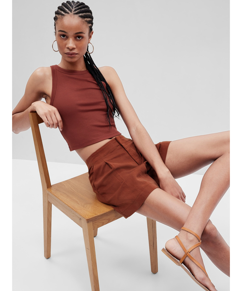 GAP(ギャップ)の「SoftSuit テンセル(TM) リヨセル ショートパンツ(その他パンツ・レディース・その他/ブラック/ブラウン/グリーン・0/10/6/2/8/000/4/00)」の12枚目の写真