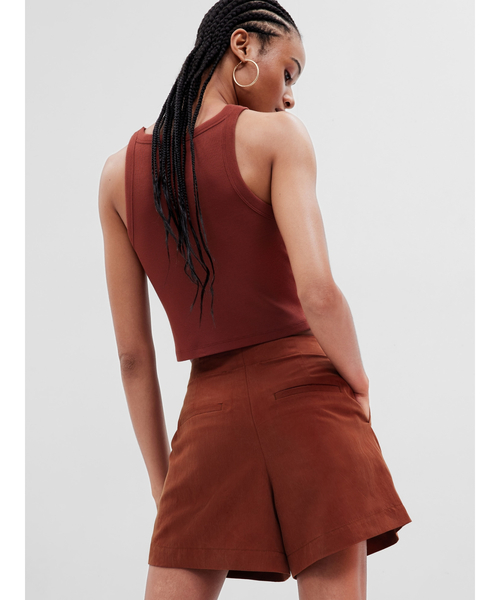 GAP(ギャップ)の「SoftSuit テンセル(TM) リヨセル ショートパンツ(その他パンツ・レディース・その他/ブラック/ブラウン/グリーン・0/10/6/2/8/000/4/00)」の14枚目の写真