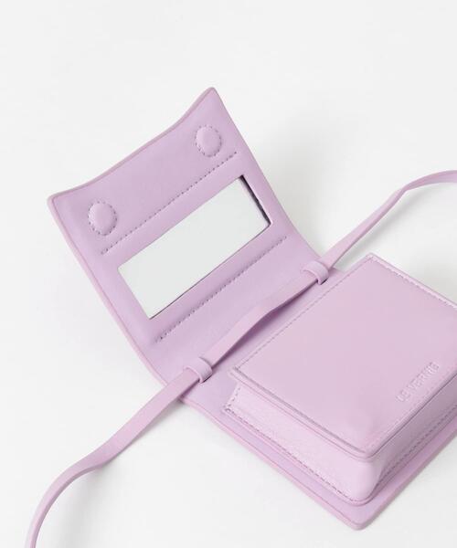 URBAN RESEARCH（アーバンリサーチ）の「LE VERNIS BOXIMINIPOCHETTE（ショルダーバッグ・レディース・ラベンダー/ホワイト/ブラック/アニマル・-）」の9枚目の写真