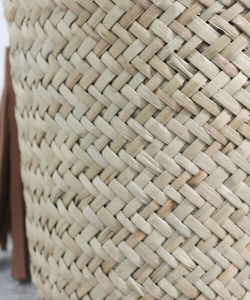 fredy emue(フレディエミュ)の「3wayバケツカゴバッグ(かごバッグ・レディース・キャメル/ブラック・FREE)」の4枚目の写真