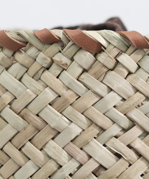 fredy emue(フレディエミュ)の「3wayバケツカゴバッグ(かごバッグ・レディース・キャメル/ブラック・FREE)」の8枚目の写真