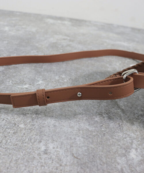 fredy emue(フレディエミュ)の「3wayバケツカゴバッグ(かごバッグ・レディース・キャメル/ブラック・FREE)」の11枚目の写真