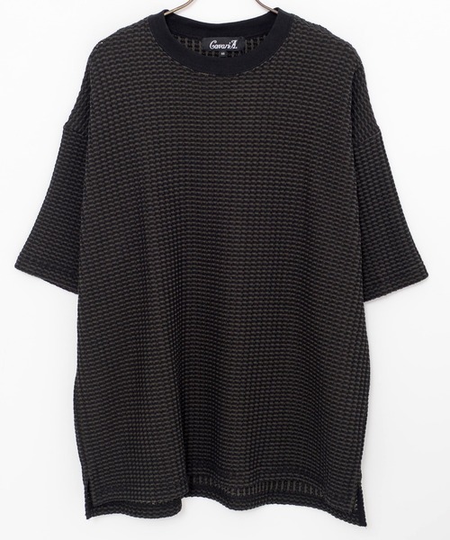 SILVER BULLET(シルバーバレット)の「『CavariA/キャバリア』2トンビッグワッフルSSクルー(Tシャツ/カットソー・メンズ・ブラック/グレー/ネイビー・L/M)」の16枚目の写真