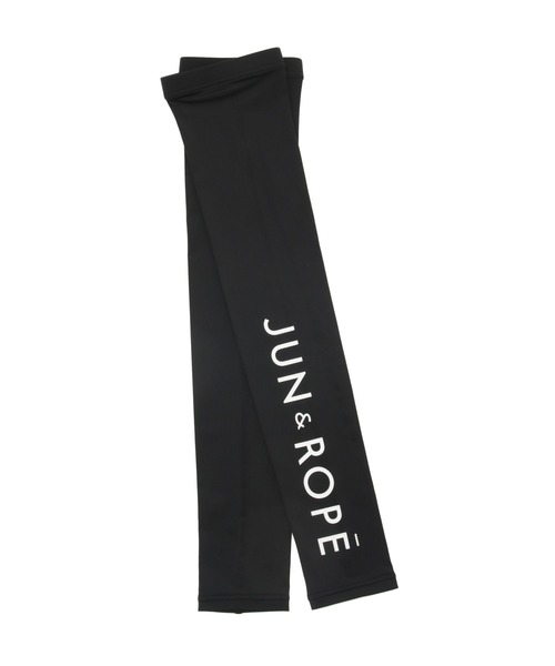 JUN&ROPE'（ジュンアンドロペ）の「【冷却】【蒸発】【吸水速乾】UVアームカバー(両手)（手袋・レディース・ホワイト/ブラック・FREE）」の2枚目の写真