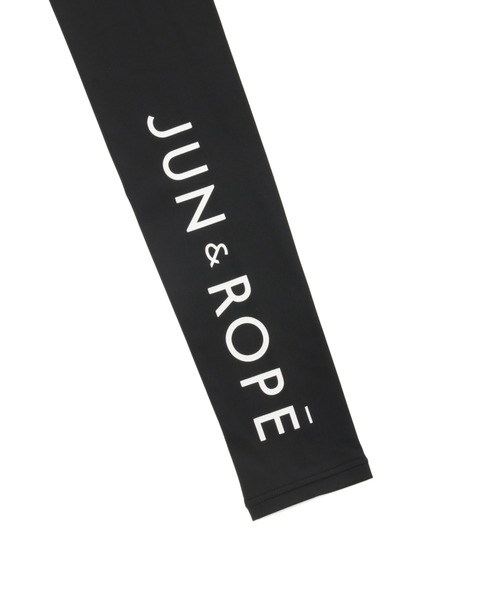 JUN&ROPE'（ジュンアンドロペ）の「【冷却】【蒸発】【吸水速乾】UVアームカバー(両手)（手袋・レディース・ホワイト/ブラック・FREE）」の5枚目の写真