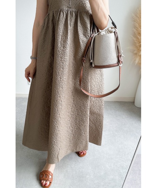 &. NOSTALGIA(アンドドットノスタルジア)の「【ZOZO限定】バッグデザインキャミワンピース(ワンピース・レディース・ブラック系その他/ブラック/グリーン系その他/モカ/ブラック系その他2・M)」の22枚目の写真