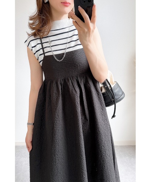 &. NOSTALGIA(アンドドットノスタルジア)の「【ZOZO限定】バッグデザインキャミワンピース(ワンピース・レディース・ブラック系その他/ブラック/グリーン系その他/モカ/ブラック系その他2・M)」の15枚目の写真