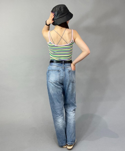 ROXY（ロキシー）の「ROXY/ロキシー タンクトップ RSL232638T（タンクトップ・レディース・ライトイエロー/グリーン系その他/ブラウン・M/S）」の7枚目の写真