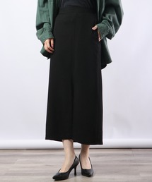 terrace メランジニット調スリットロングスカート