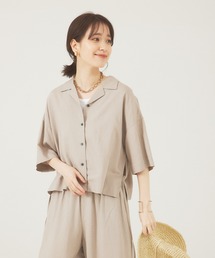 abahouse mavie | レーヨンリネンショートシャツ(シャツ/ブラウス)