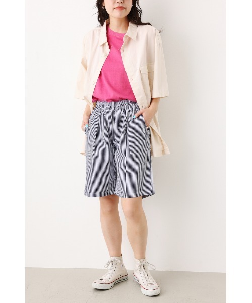 RODEO CROWNS WIDE BOWL（ロデオクラウンズワイドボウル）の「SHARE SHORT PANTS（その他パンツ・レディース・カーキ/ブルー系その他/ブラック・MEDIUM/LARGE）」の7枚目の写真