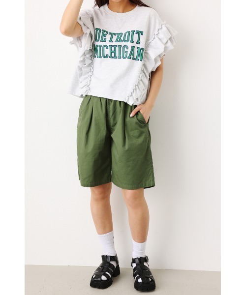 RODEO CROWNS WIDE BOWL（ロデオクラウンズワイドボウル）の「SHARE SHORT PANTS（その他パンツ・レディース・カーキ/ブルー系その他/ブラック・MEDIUM/LARGE）」の16枚目の写真