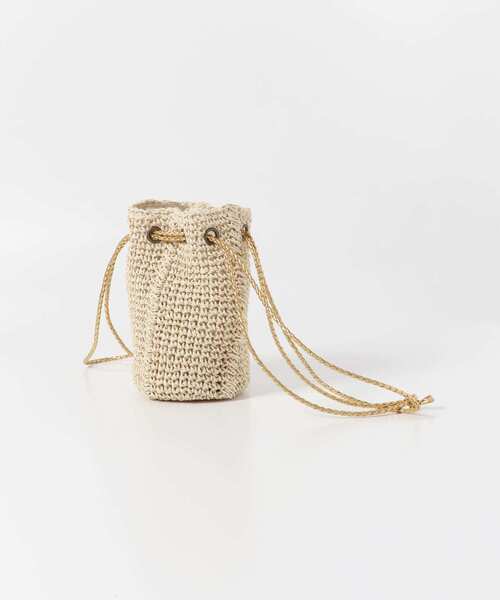 URBAN RESEARCH DOORS(アーバンリサーチドアーズ)の「2wayペーパー巾着バック(KIDS)(ショルダーバッグ・キッズ・ナチュラル・ONE)」の3枚目の写真