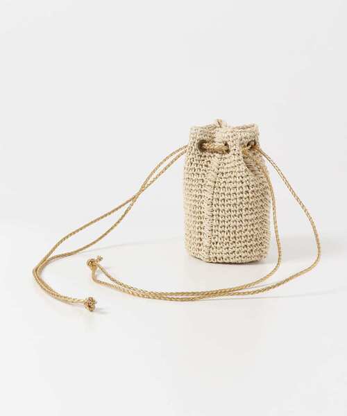 URBAN RESEARCH DOORS(アーバンリサーチドアーズ)の「2wayペーパー巾着バック(KIDS)(ショルダーバッグ・キッズ・ナチュラル・ONE)」の7枚目の写真