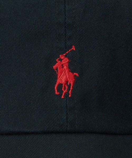 POLO RALPH LAUREN（ポロ ラルフ ローレン）の「コットン チノ ベースボール キャップ（キャップ・メンズ・ブラック系1・ONE）」の5枚目の写真