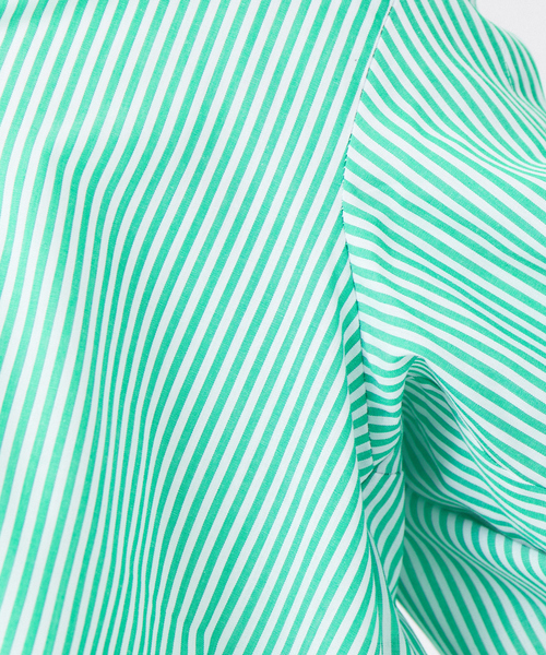 abahouse mavie（アバハウスマヴィ）の「TCブロード半袖シャツ（シャツ/ブラウス・レディース・ホワイト/グリーン/ダークネイビー/ネイビー/マスタード/ホワイト系その他・フリー）」の14枚目の写真