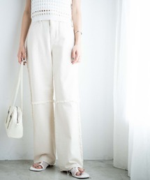 WEGO | WEGO/フリンジバギーパンツ(デニムパンツ)