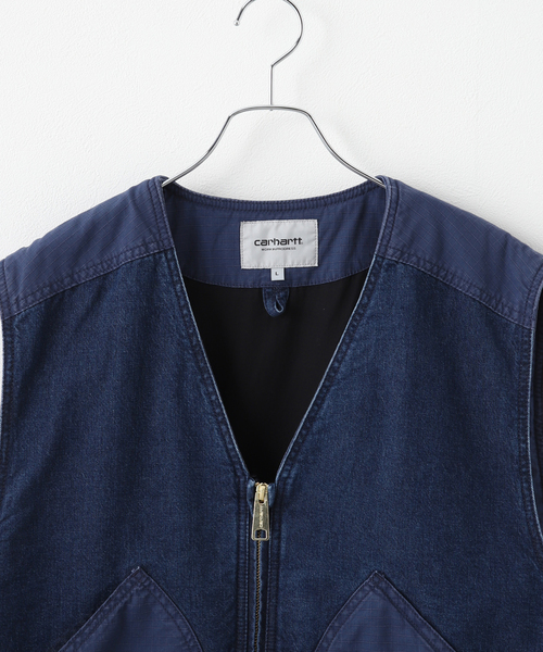 JOINT WORKS(ジョイントワークス)の「【CARHARTT WIP / カーハート ダブリューアイピー】アルマベスト(ベスト・メンズ・ブルー・MEDIUM)」の17枚目の写真