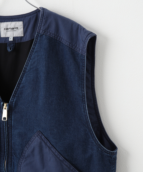 JOINT WORKS(ジョイントワークス)の「【CARHARTT WIP / カーハート ダブリューアイピー】アルマベスト(ベスト・メンズ・ブルー・MEDIUM)」の11枚目の写真