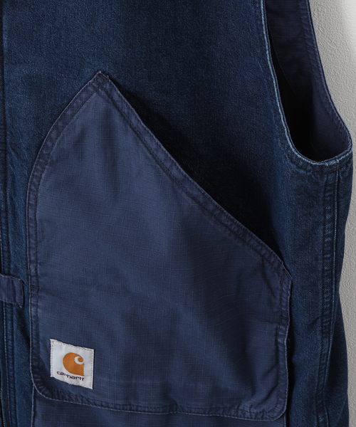 JOINT WORKS(ジョイントワークス)の「【CARHARTT WIP / カーハート ダブリューアイピー】アルマベスト(ベスト・メンズ・ブルー・MEDIUM)」の2枚目の写真