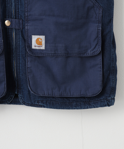 JOINT WORKS(ジョイントワークス)の「【CARHARTT WIP / カーハート ダブリューアイピー】アルマベスト(ベスト・メンズ・ブルー・MEDIUM)」の3枚目の写真