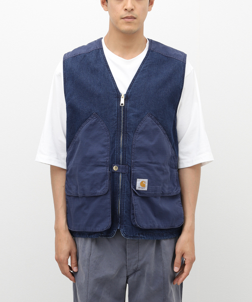 JOINT WORKS(ジョイントワークス)の「【CARHARTT WIP / カーハート ダブリューアイピー】アルマベスト(ベスト・メンズ・ブルー・MEDIUM)」の16枚目の写真