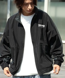 【THRASHER/スラッシャー】 ナイロンワッシャー 配色切り替えトラックジャケット