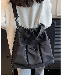 【OKUOKU 0909】2WAY ポケット付き ショルダーバッグ oku-bag-713560313857-28 M
