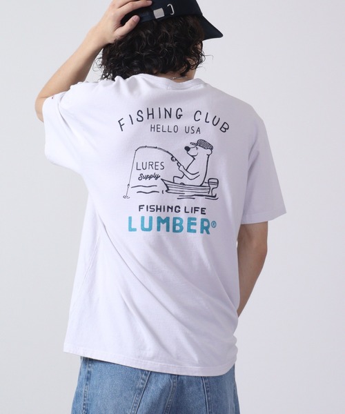 LUMBER（ランバー）の「LUMBER プリントTシャツ（Tシャツ/カットソー・レディース・ホワイト/ホワイト系/ホワイト系1/ホワイト系2/ホワイト系3/ナチュラル・M/L/XL）」の14枚目の写真