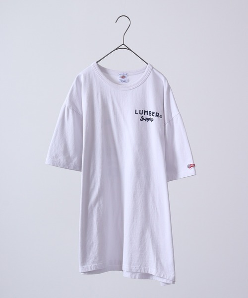 LUMBER（ランバー）の「LUMBER プリントTシャツ（Tシャツ/カットソー・レディース・ホワイト/ホワイト系/ホワイト系1/ホワイト系2/ホワイト系3/ナチュラル・M/L/XL）」の9枚目の写真
