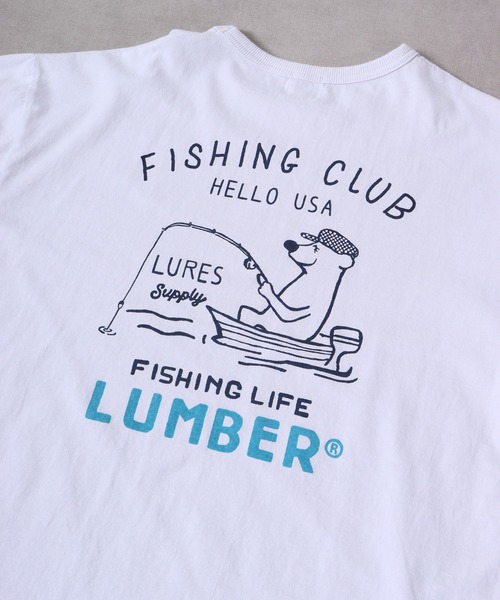 LUMBER（ランバー）の「LUMBER プリントTシャツ（Tシャツ/カットソー・レディース・ホワイト/ホワイト系/ホワイト系1/ホワイト系2/ホワイト系3/ナチュラル・M/L/XL）」の11枚目の写真