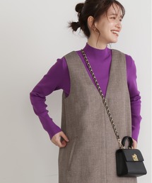 N.（N. Natural Beauty Basic） | 【サスティナブル】◆総針ボトルネック長袖ニット(ニット/セーター)