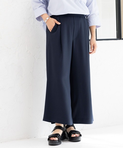 Elura（エルーラ）の「【小柄サイズ Elkotona】コトナサラサラサマーワイドパンツ（その他パンツ・レディース・ネイビー/ブラック/ホワイト/ダークネイビー/グリーン系その他/ブラック系その他/カーキ/ブルー系その他6/グレー系その他7・SMALL/MEDIUM）」の17枚目の写真