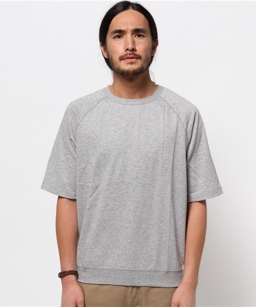 EDIFICE（エディフィス）の「◇50/- シルケットウラケ ラグラン5ブソデスウエット（Tシャツ/カットソー・メンズ・チャコールグレー/ネイビー/ホワイト・46/48/44）」の4枚目の写真