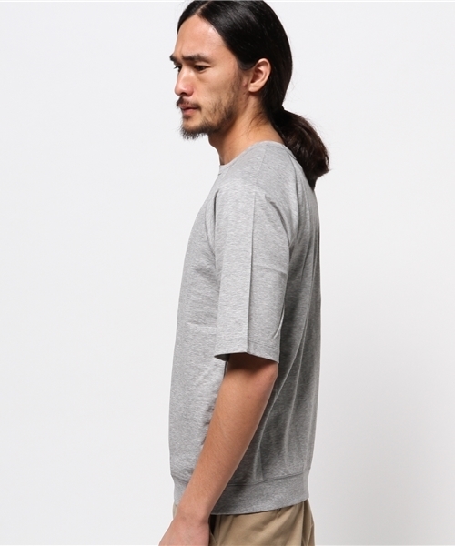 EDIFICE（エディフィス）の「◇50/- シルケットウラケ ラグラン5ブソデスウエット（Tシャツ/カットソー・メンズ・チャコールグレー/ネイビー/ホワイト・46/48/44）」の5枚目の写真