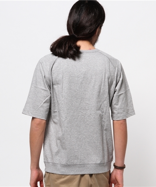 EDIFICE（エディフィス）の「◇50/- シルケットウラケ ラグラン5ブソデスウエット（Tシャツ/カットソー・メンズ・チャコールグレー/ネイビー/ホワイト・46/48/44）」の6枚目の写真