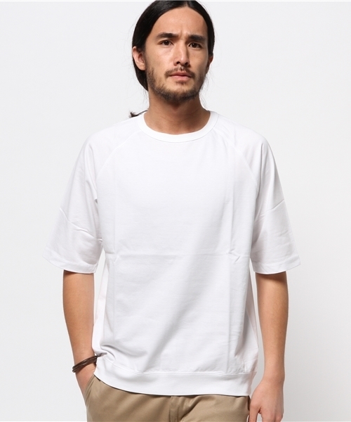 EDIFICE（エディフィス）の「◇50/- シルケットウラケ ラグラン5ブソデスウエット（Tシャツ/カットソー・メンズ・チャコールグレー/ネイビー/ホワイト・46/48/44）」の13枚目の写真