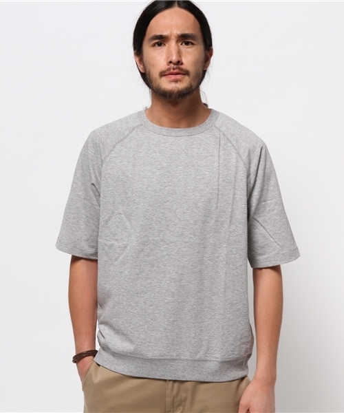 EDIFICE（エディフィス）の「◇50/- シルケットウラケ ラグラン5ブソデスウエット（Tシャツ/カットソー・メンズ・チャコールグレー/ネイビー/ホワイト・46/48/44）」の14枚目の写真