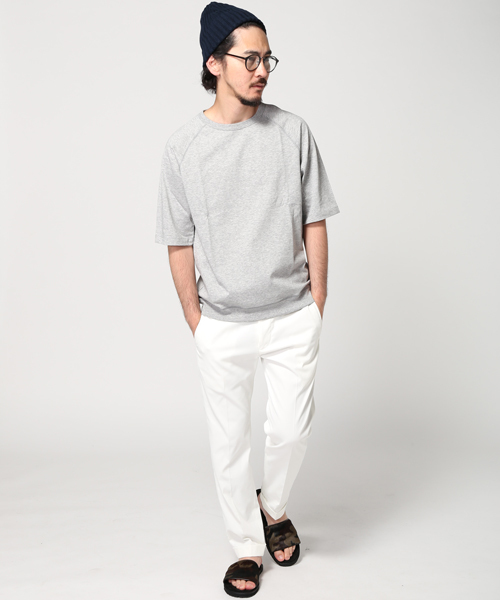 EDIFICE（エディフィス）の「◇50/- シルケットウラケ ラグラン5ブソデスウエット（Tシャツ/カットソー・メンズ・チャコールグレー/ネイビー/ホワイト・46/48/44）」の16枚目の写真