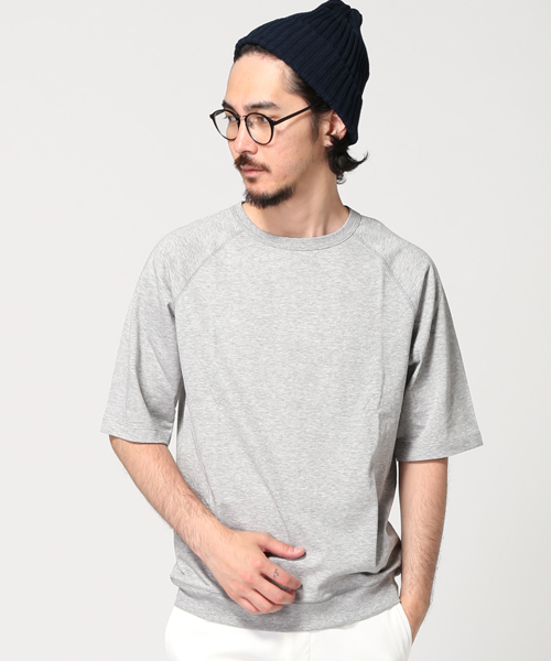 EDIFICE（エディフィス）の「◇50/- シルケットウラケ ラグラン5ブソデスウエット（Tシャツ/カットソー・メンズ・チャコールグレー/ネイビー/ホワイト・46/48/44）」の18枚目の写真