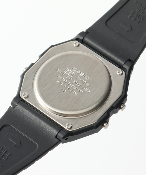 CASIO(カシオ)の「【CASIO / カシオ】Collection F-91W-1JH(アナログ腕時計・メンズ・ブラック・FREE)」の4枚目の写真