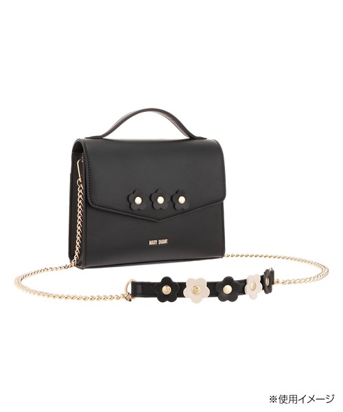 MARY QUANT（マリークワント）の「メニーデイジーカシメ ショルダーベルト（その他小物・レディース・ブルー/ベージュ/ブラック・FREE）」の12枚目の写真