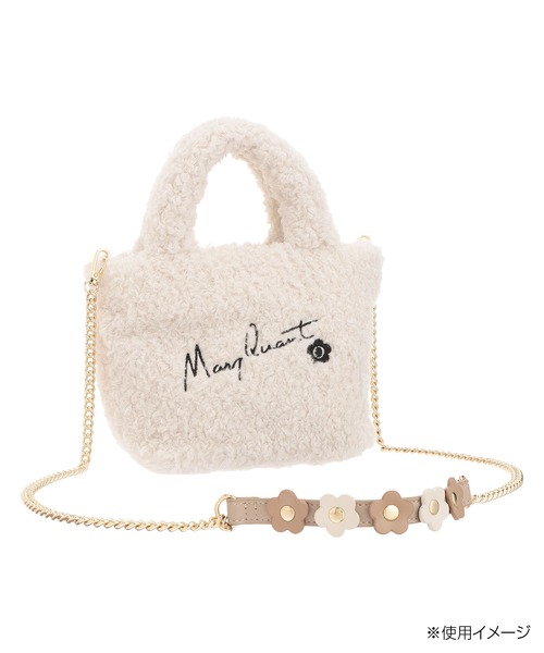 MARY QUANT（マリークワント）の「メニーデイジーカシメ ショルダーベルト（その他小物・レディース・ブルー/ベージュ/ブラック・FREE）」の6枚目の写真