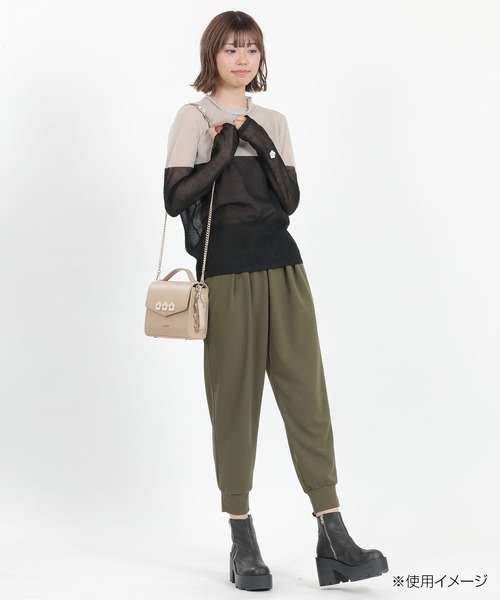 MARY QUANT（マリークワント）の「メニーデイジーカシメ ショルダーベルト（その他小物・レディース・ブルー/ベージュ/ブラック・FREE）」の7枚目の写真