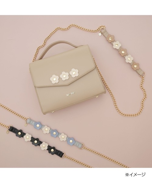 MARY QUANT（マリークワント）の「メニーデイジーカシメ ショルダーベルト（その他小物・レディース・ブルー/ベージュ/ブラック・FREE）」の15枚目の写真