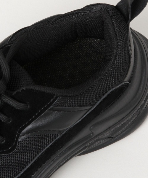 RAGEBLUE（レイジブルー）の「【WOMENS】ボリュームソールスニーカー（スニーカー・レディース・ホワイト/ブラック・SMALL/MEDIUM/LARGE）」の9枚目の写真