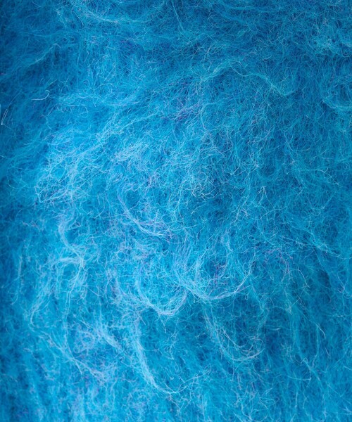 FREAK'S STORE(フリークスストア)の「シャギーニット Vネック カーディガン(カーディガン/ボレロ・レディース・ベージュ/ブラック/サックスブルー/ライトグレー/ピンク・フリ-)」の6枚目の写真