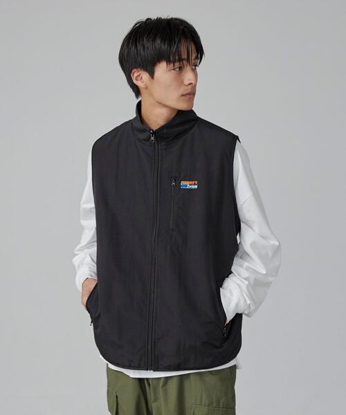 coen（コーエン）の「＜Parknik＞リバーシブルナイロンボアベスト（ベスト・メンズ・ブラック/オリーブ・XL/L/M/S）」の7枚目の写真