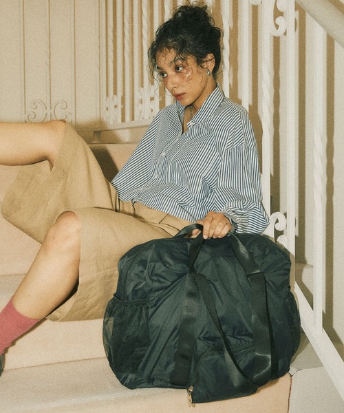 セール】【TRIP.INN】2WAYポケッタブルボストンバッグ（ボストンバッグ